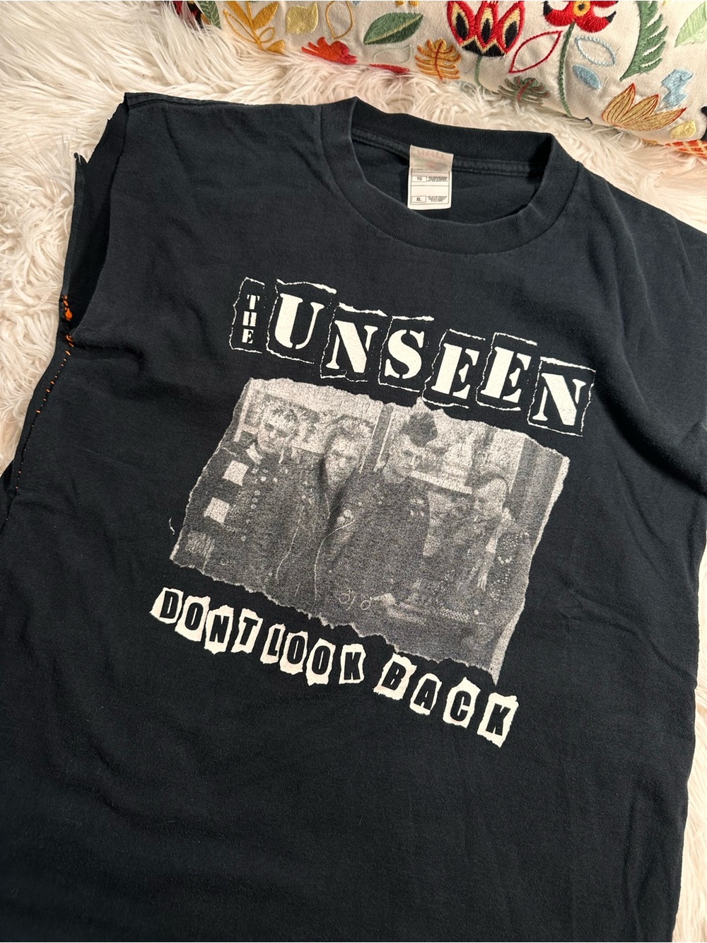 Vintage The Unseen BYO Records Punk Band Cutoff Tee
